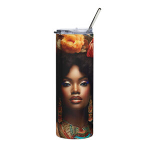 UnFuckable™ 20oz Tumbler Collection – Afro-Inspired Affirmation Designs for Black Women