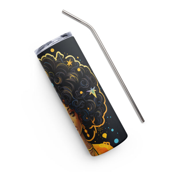 UnFuckable™ 20oz Tumbler Collection – Afro-Inspired Affirmation Designs for Black Women - Image 2
