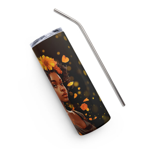 UnFuckable™ 20oz Tumbler Collection – Afro-Inspired Affirmation Designs for Black Women - Image 2