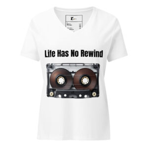 Life Has No Rewind V-Neck T-Shirt (Women’s)