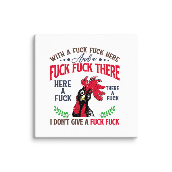 Old McDonald Had No F*cks Left – Rooster Rant Canvas - Image 13