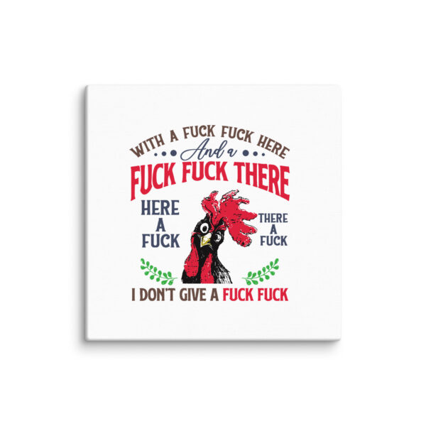 Old McDonald Had No F*cks Left – Rooster Rant Canvas - Image 14