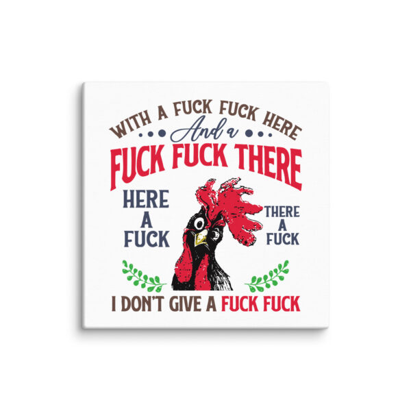 Old McDonald Had No F*cks Left – Rooster Rant Canvas - Image 12