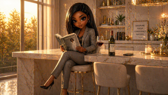 Chi Chi phone face down on marble — why he hasn't texted back the Unfuckable way